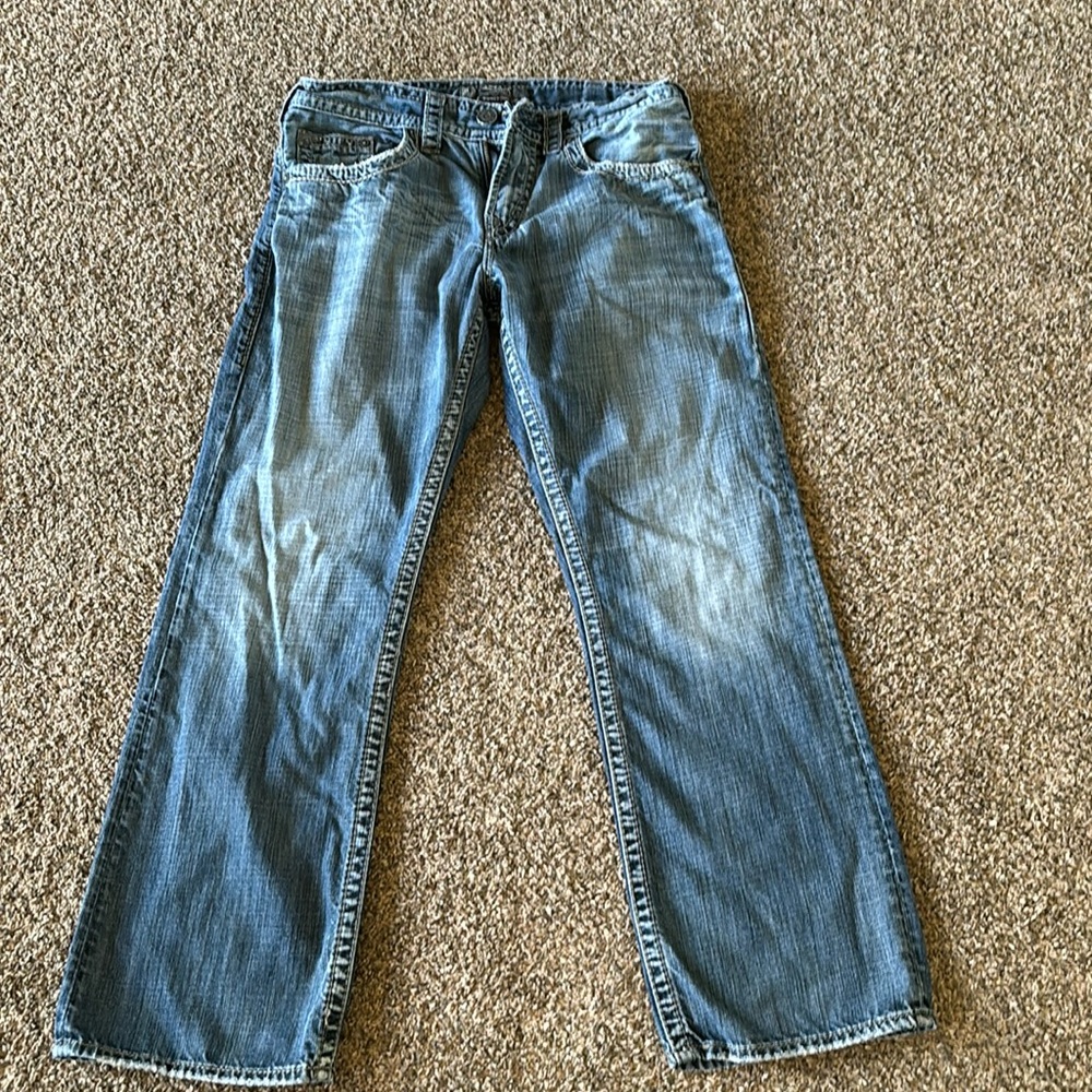 Silver Zac Jean